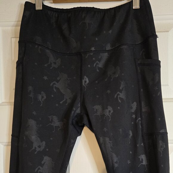 Constantly Varied Gear Pants - Constantly Varied Gear - Medium/Full Length Shadow Unicorns Leggings - EUC